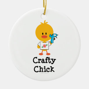 Craty Chick Ornament