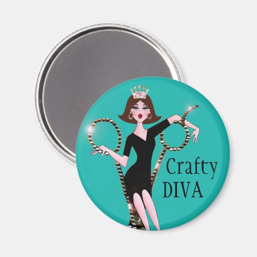 Craty DIVA magnet (Voorkant / Achterkant)