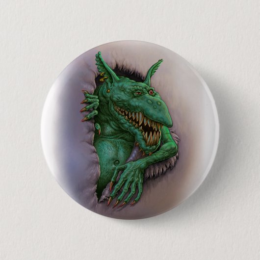Craty Goblin Ronde Button 5,7 Cm (Voorkant)