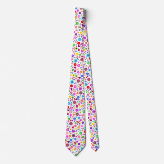 Cravate à motif fleurs MillyGlif Stropdas (Voorkant)