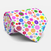 Cravate à motif fleurs MillyGlif Stropdas (Opgerold)