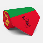 Cravate drapeau kanak stropdas (Opgerold)