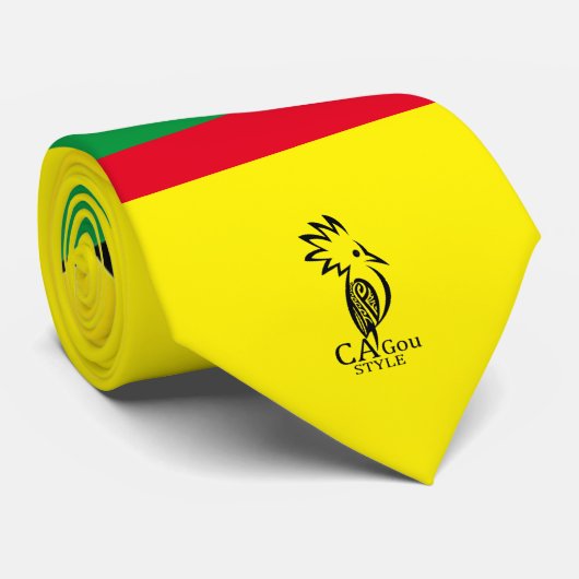 Cravate drapeau kanak stropdas (Opgerold)