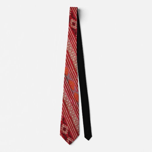 CRAVATE MOTIF MZEB AMAZIGH SYMBOLE DE BERBERBERBER STROPDAS (Voorkant)
