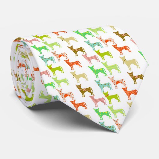 Cravatta - Chihuahua Stropdas (Opgerold)