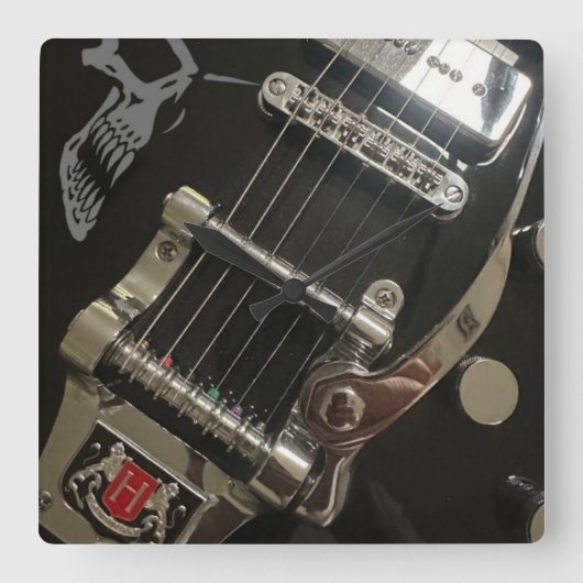 Crawdad gitaar klok (Voorkant)