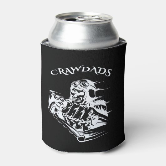 Crawdads Stubbie Holder Koelbox Blikjeskoeler (Blikje Voorkant)