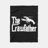 Crawfihe Crawfather Funny Crayfish Parody Dad Papa Fleece Deken (Voorkant)