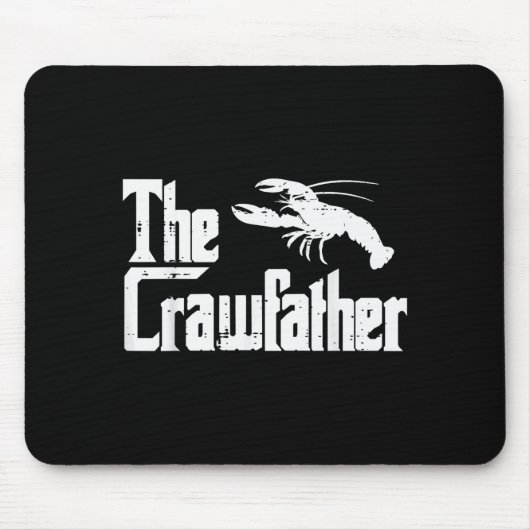 Crawfihe Crawfather Funny Crayfish Parody Dad Papa Muismat (Voorkant)