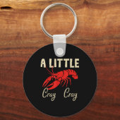 Crawfish A Little Cray Cray Crayfish Cajun Men Wom Sleutelhanger (Voorkant)