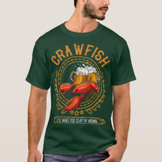 Crawfish amp Beer maakt je gek op Momma Gift T-shirt