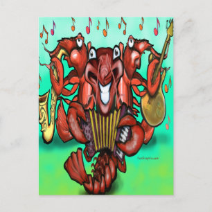 Crawfish Band Briefkaart