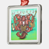 Crawfish Band Metalen Ornament (Links)