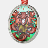 Crawfish Band Metalen Ornament (Links)