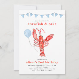 Crawfish Birthday Invitation | Crawfish Party Kaart