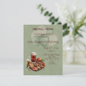 Crawfish Boil 60th Birthday Invitation Kaart (Staand voorkant)