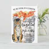 Crawfish Boil Afstuderen Invitation Kaart (Staand voorkant)