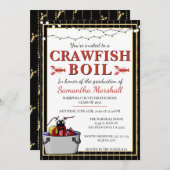 Crawfish Boil Afstuderen schooldiploma Kaart (Voorkant / Achterkant)