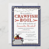 Crawfish Boil Afstuderen schooldiploma Kaart (Voorkant)