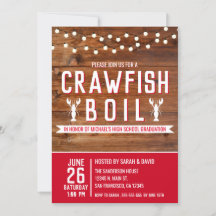 Crawfish Boil Afstuderen Seafood Party