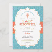 Crawfish Boil Baby shower Invitation Kaart (Voorkant)