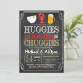 Crawfish Boil Baby shower Invitation Kaart (Staand voorkant)