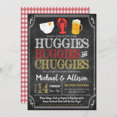 Crawfish Boil Baby shower Invitation Kaart (Voorkant / Achterkant)