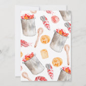 Crawfish boil babyshower party uitnodigen kaart (Achterkant)