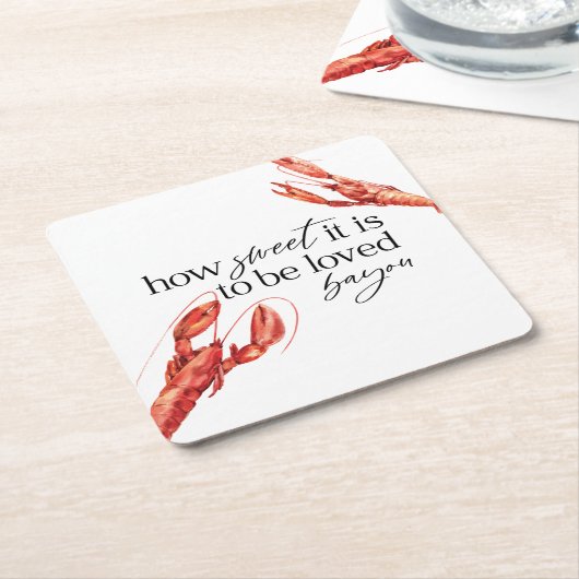 Crawfish Boil Bayou Kartonnen Onderzetters (Schuin)