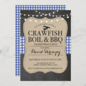 Crawfish Boil BBQ Elke Leeftijd Verjaardag Kreeft  Kaart (Voorkant / Achterkant)