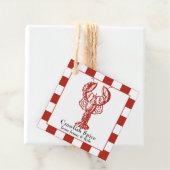 Crawfish Boil Bedankjes Labels (In situ)