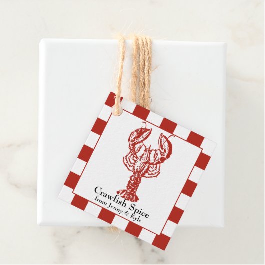 Crawfish Boil Bedankjes Labels (In situ)
