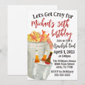 Crawfish Boil Birthday Invitation Kaart (Voorkant / Achterkant)