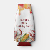 Crawfish Boil Birthday Party For Adults Flesjeskoeler (Voorkant)