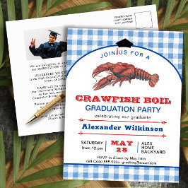 Crawfish Boil Blue Pset AFSTUDEERDER Fotouitnodigi Briefkaart