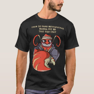 Crawfish Boil Cajun Louisiana Seafood Rapper Food T-shirt