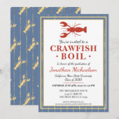 Crawfish Boil College University Graduparty Kaart (Voorkant / Achterkant)