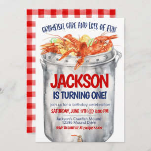 Crawfish Boil Couples Douche Uitnodiging