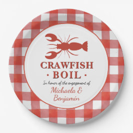 Crawfish Boil Couples Picnic Engagement Party Papieren Bordje