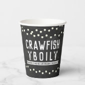 Crawfish Boil Couples Shower Engagement Party Papieren Bekers (Achterkant)