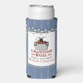 Crawfish Boil Couples Shower Engagement Party Seltzer Blikjeskoeler