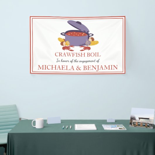 Crawfish Boil Couples Shower Engagement Party Spandoek (Beurs)