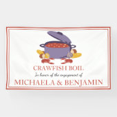Crawfish Boil Couples Shower Engagement Party Spandoek (Horizontaal)
