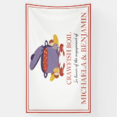 Crawfish Boil Couples Shower Engagement Party Spandoek (Verticaal)