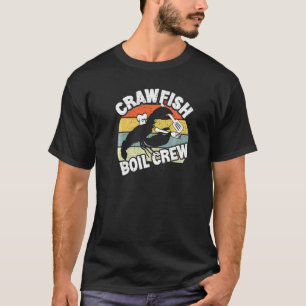 Crawfish Boil Crew Bayou Mullet Seafood Boil Fest T-shirt