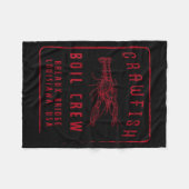 Crawfish Boil Crew Breaux Bridge Usa Crayfish Men  Fleece Deken (Voorkant (Horizontaal))