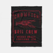 Crawfish Boil Crew Breaux Bridge Usa Crayfish Men  Fleece Deken (Voorkant)