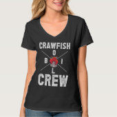 Crawfish Boil Crew Crayfish  3 T-shirt (Voorkant)