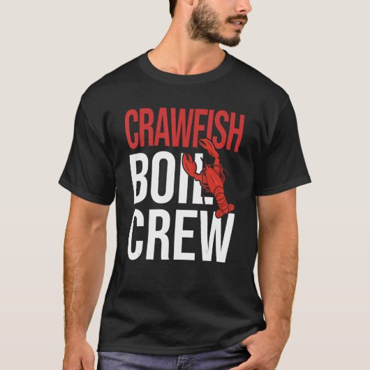 Crawfish Boil Crew Crayfish Zee T-shirt (Voorkant)