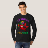 Crawfish Boil Crew  Mardi Gras Carnival New Orlean T-shirt (Voorkant volledig)